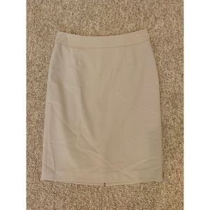 Calvin Klein tan pencil skirt